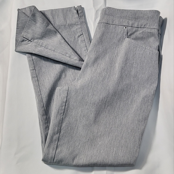 Hillary Radley Women's Light Gray Pull On Ankle Dress Pants Size Small - Picture 4 of 11